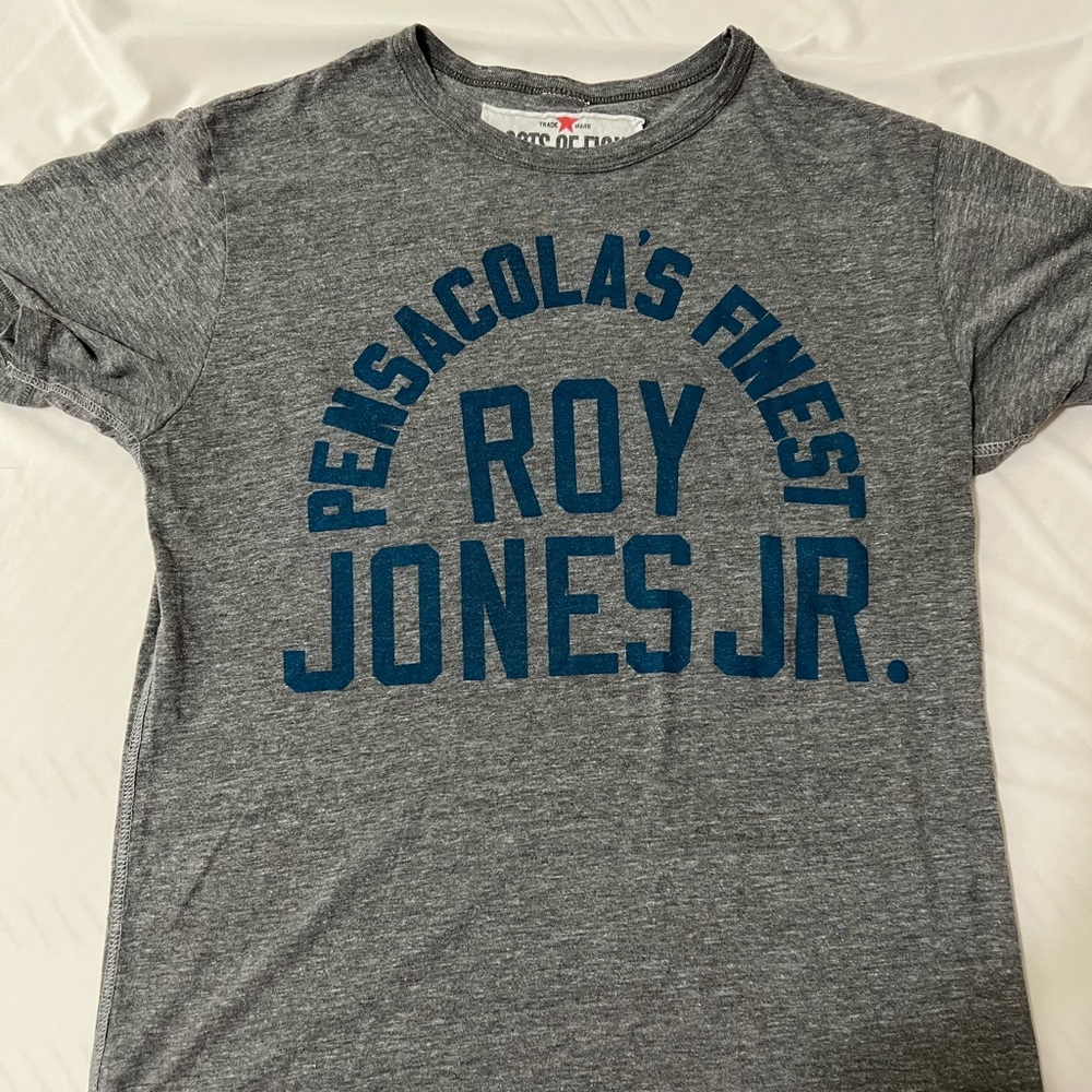 Roots of fight Roy Jones Jr T-shirt size M triblend slimmer fit